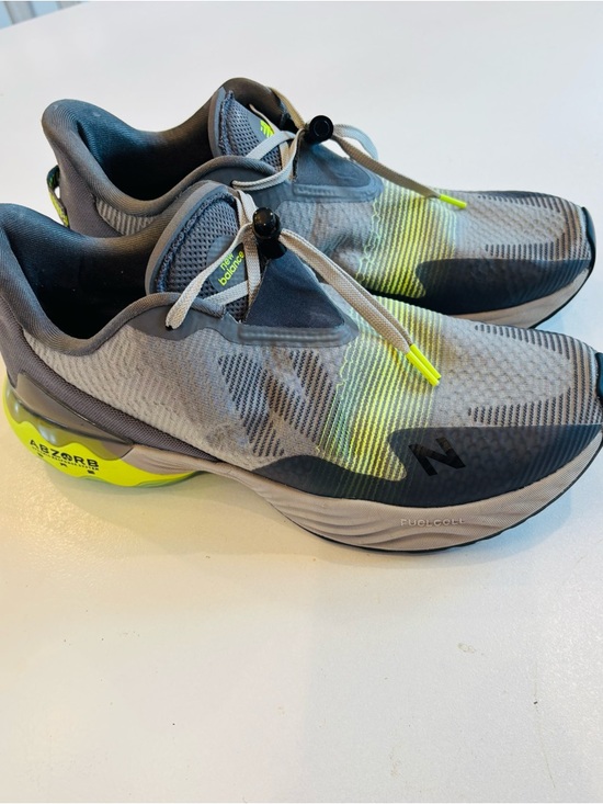 New Balance Other - New Balance Fuelcell ABZORB Running Shoes Men’s size 12 Gray Volt Athletic Shoes